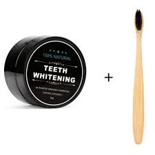 Teeth Whitening Powder Natural Organic Activated Charcoal Bamboo Toothpaste Black 2#