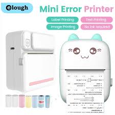 Elough Portable Printer Thermal Adhesive Sticker Printer Inkless Bluetooth Mini impresora portatil Android IOS Photo Printer